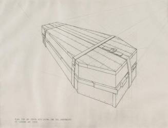 Plan for My Coffin with Extra One Tied Underneath to Contain Art Critic