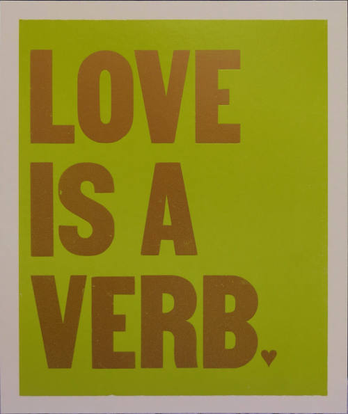 Love is a Verb